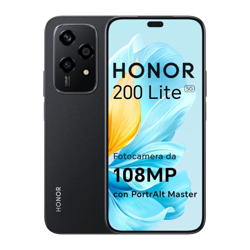 Honor 200 Lite 8Go 256Go Noir