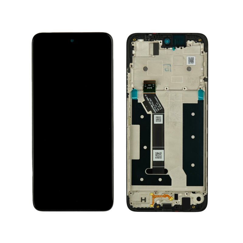 Écran LCD + Tactile avec Cadre Motorola Moto G35 (XT2433) - 5D68C28856 - Noir - Original Service Pack