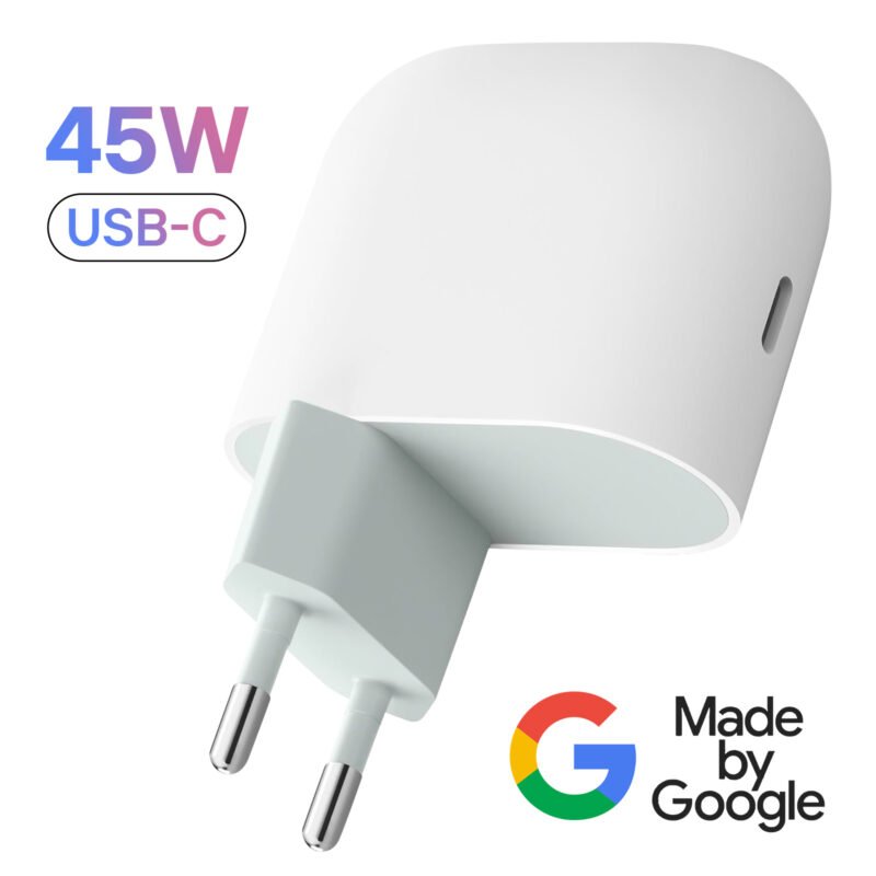 Google USB-C Chargeur Rapide 45W Blanc