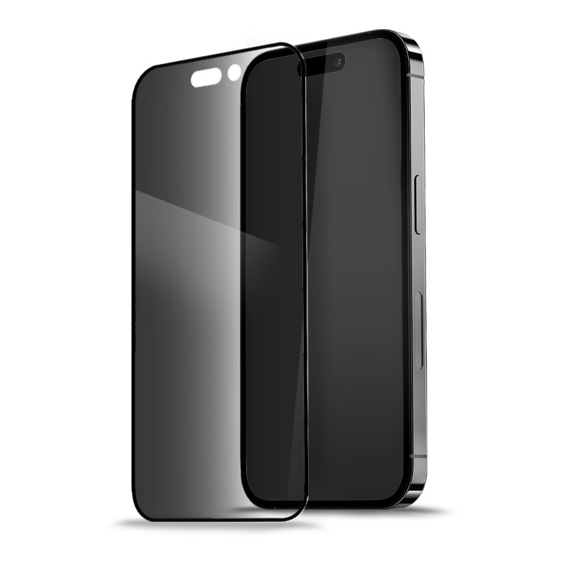 Verre Trempé Livon iPhone 15 - PrivacyShield - Noir 2 Verre Trempé Livon iPhone 15 - PrivacyShield - Noir