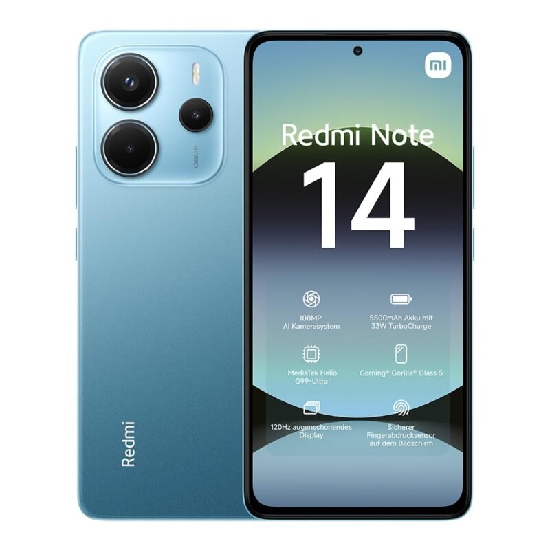 Xiaomi Redmi Note 14 - 256Go - Bleu