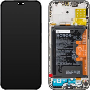 Écran LCD et tactile + cadre Honor 200 Lite 5G (LLY-NX1) - 0235ALPR - Noir