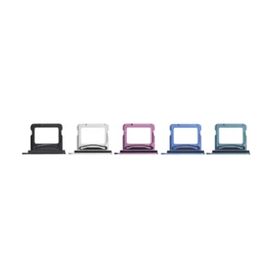 Tiroir SIM iPhone 16e - Version double carte - Noir