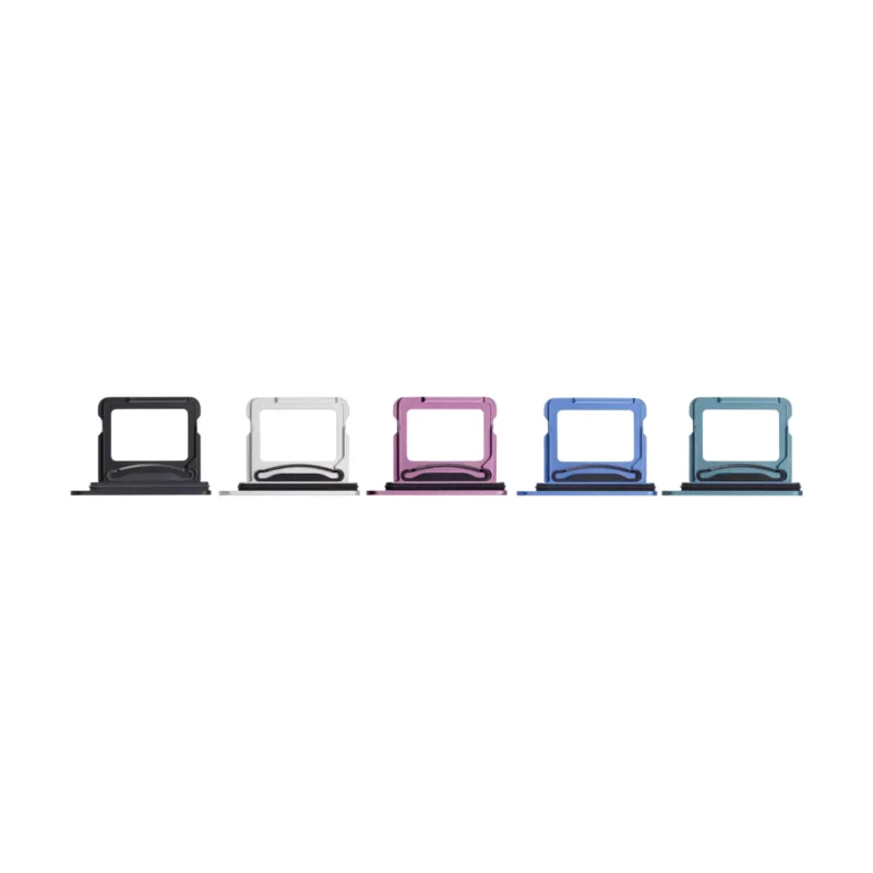 Tiroir SIM iPhone 16e - Version double carte - Blanc