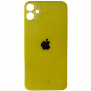 Vitre Arrière iPhone 11    (Ouverture Large)  Jaune