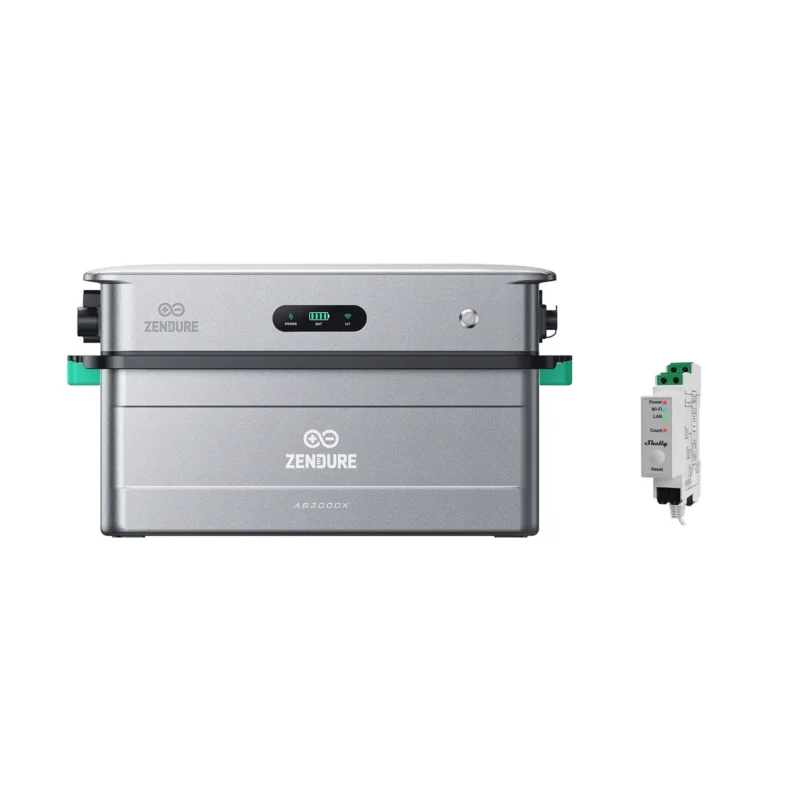 SolarFlow-2400-AC-plus-Shelly-Pro-3EM Pack Zendure SolarFlow Stockage Plug and Play 2,88kWh