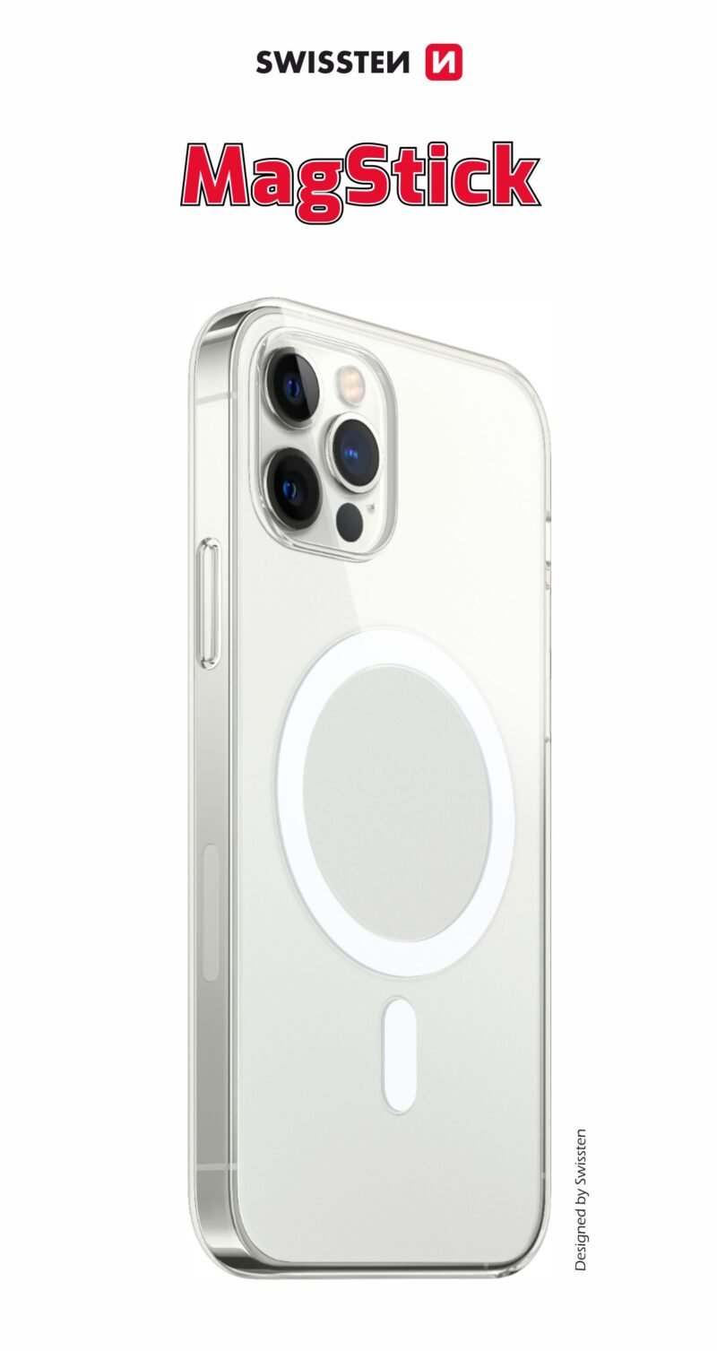 Coque Swissten iPhone 17 Pro Max Magstick Case - 33001739 - chargement Magsafe - Transparent