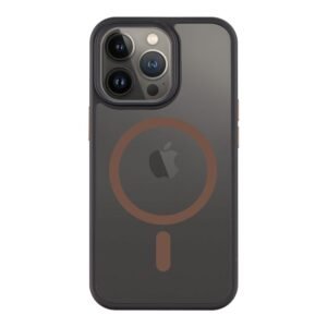 Coque Tactical iPhone 13 Pro Magforce Hyperstealth 2.0 Cover - 8596311279256 - Black/Mocha Mousse
