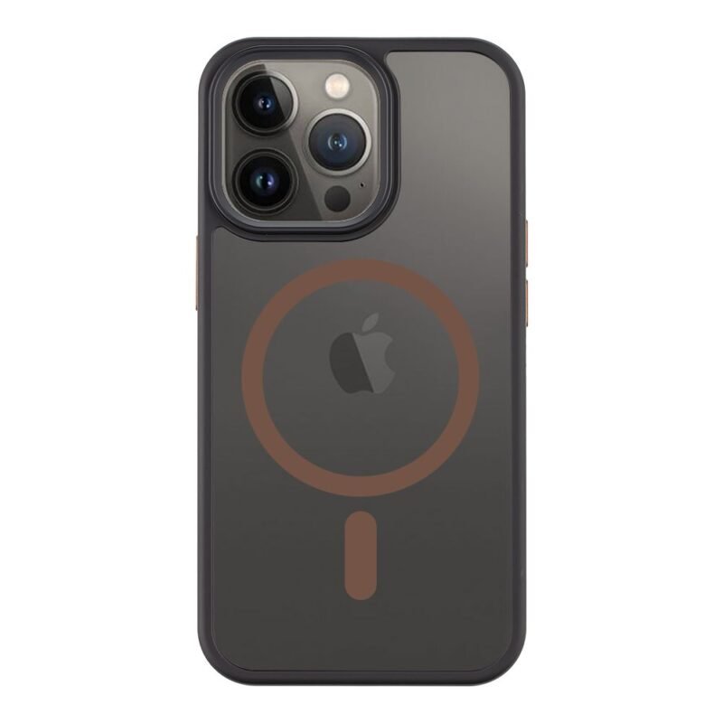 Coque Tactical iPhone 13 Pro Magforce Hyperstealth 2.0 Cover - 8596311279256 - Black/Mocha Mousse