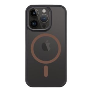 Coque Tactical iPhone 14 Pro Magforce Hyperstealth 2.0 Cover - 8596311279270 - Black/Mocha Mousse