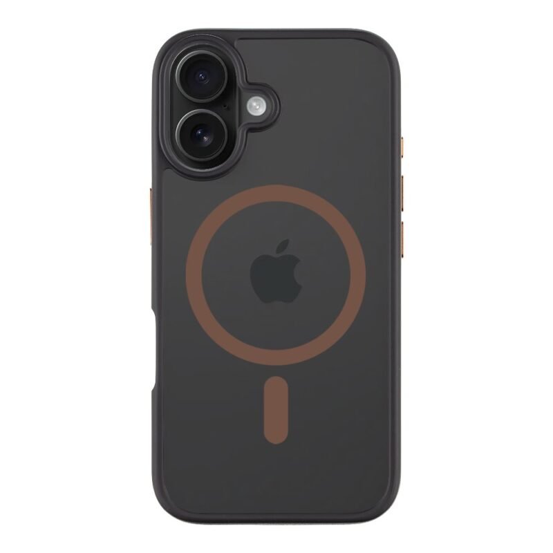 Coque Tactical iPhone 16 Magforce Hyperstealth 2.0 Cover - 8596311279317 - Black/Mocha Mousse