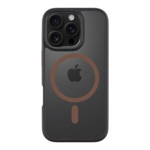 Coque Tactical iPhone 16 Pro Magforce Hyperstealth 2.0 Cover - 8596311279324 - Black/Mocha Mousse