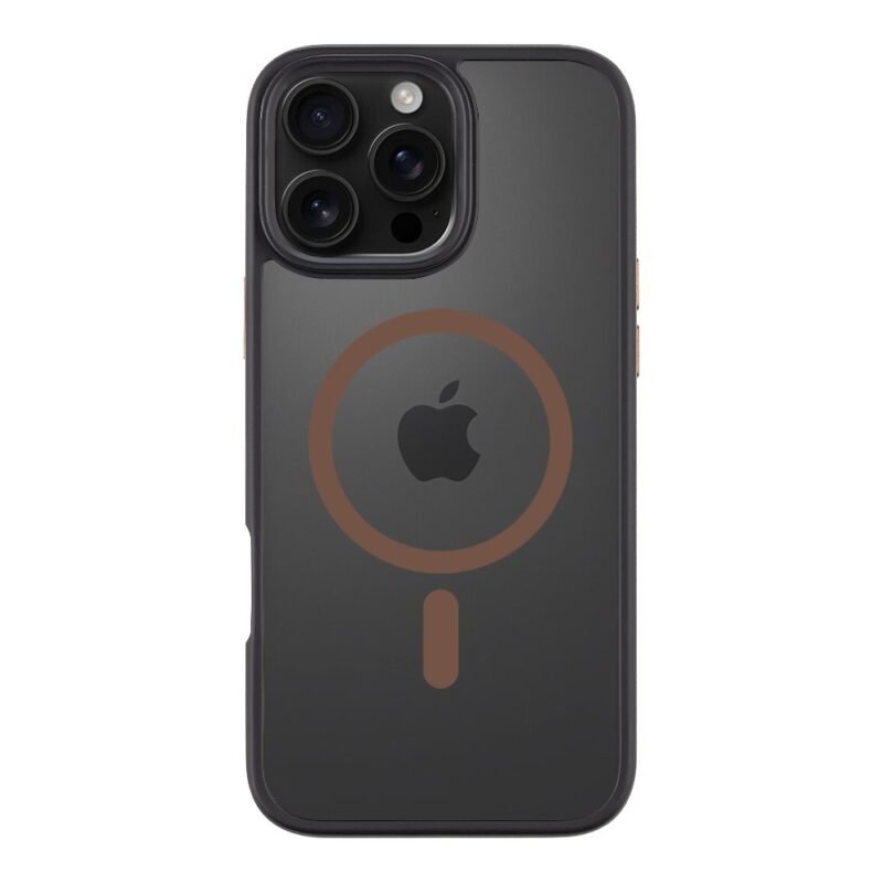 Coque Tactical iPhone 16 Pro Max Magforce Hyperstealth 2.0 Cover - 8596311279331 - Black/Mocha Mousse