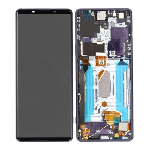 Écran LCD Tactile avec Cadre Sony Xperia 1 III (XQ-BC5) - A5032175A - Violet 2 Écran LCD Tactile avec Cadre Sony Xperia 1 III (XQ-BC5) - A5032175A - Violet