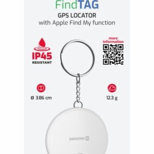 Localisateur GPS Swissten FindTAG - 20114003 - Blanc