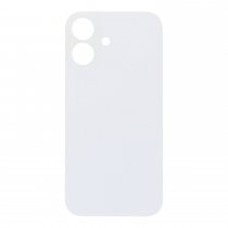 Cache arrière iPhone 17 Glass - Avec grand trou - Blanc