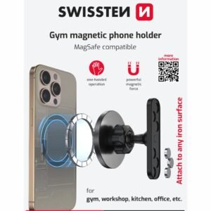 Support de téléphone magnétique pour salle de sport Swissten - 65010311