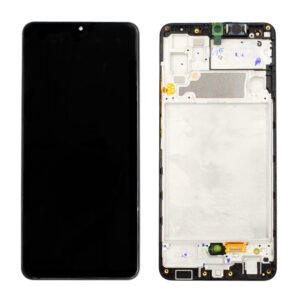 Écran LCD + tactile + châssis Samsung Galaxy A32 4G SM-A325F - GH82-25566A/GH82-25579A - (Auto-assemblé) - Noir