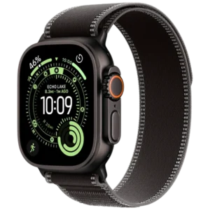 Apple Watch Ultra 3 49mm Noir Boucle trail Noir/charbon M/L