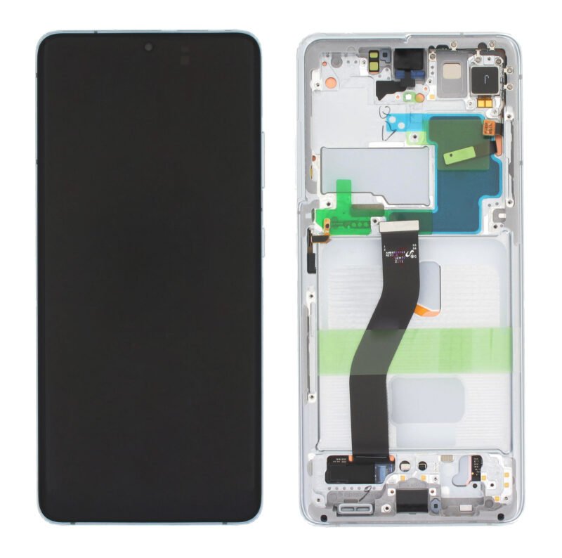 Écran LCD tactile + châssis Samsung Galaxy S21 Ultra SM-G998B - GH82-26035B/GH82-26036B/GH82-26039B - Sans appareil photo ni batterie - (Pre-Assemblé) - Argent 2 Écran LCD tactile + châssis Samsung Galaxy S21 Ultra SM-G998B - GH82-26035B/GH82-26036B/GH82-26039B - Sans appareil photo ni batterie - (Pre-Assemblé) - Argent