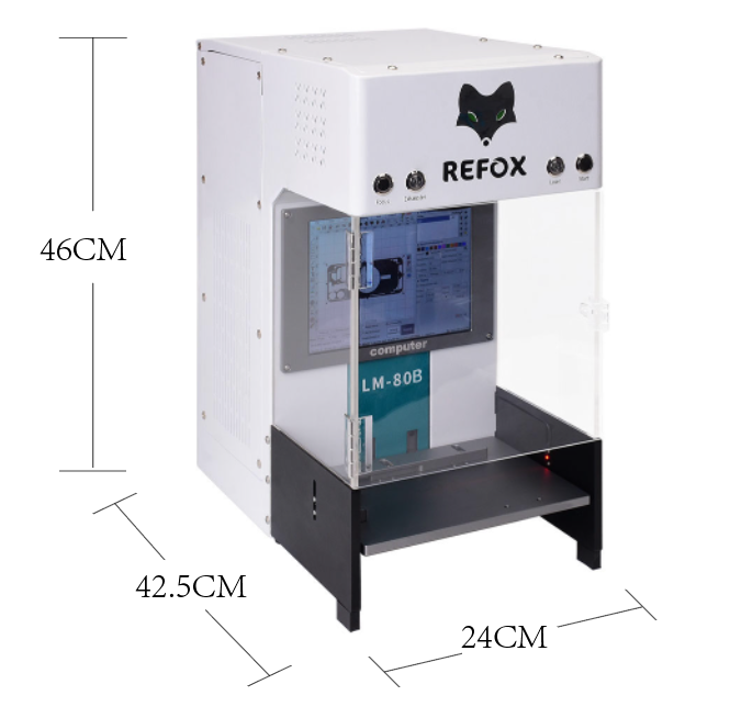 Machine laser Refox 3-en-1 pour le retrait de la vitre arrière - LM-80B - Puissance laser 6 W 2 Machine laser Refox 3-en-1 pour le retrait de la vitre arrière - LM-80B - Puissance laser 6 W