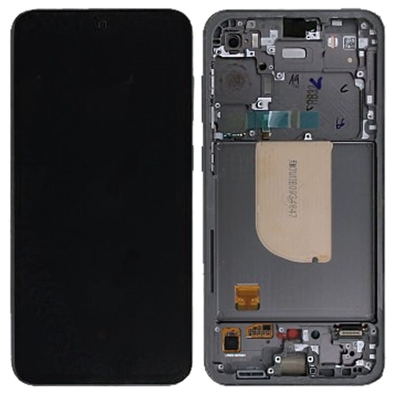 Écran LCD Tactile avec Cadre pour Samsung SM-S711B Galaxy S23 FE - GH82-32854A - (Self-Assembled) - Graphite