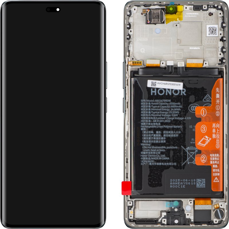 Écran LCD Tactile avec Cadre Honor Magic 7 Lite 5G (BRP-NX1) - 0235AMQP - Noir 2 Écran LCD Tactile avec Cadre Honor Magic 7 Lite 5G (BRP-NX1) - 0235AMQP - Noir