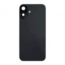Vitre arrière iPhone 16 - Avec petites pièces - Pulled - Noir