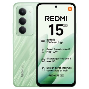 Xiaomi Redmi 15 5G 128Go Vert