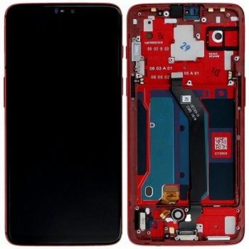 Écran LCD + tactile + Cadre pour OnePlus 6 (A6003) - 2011100036/4901621 - Rouge 2 Écran LCD + tactile + Cadre pour OnePlus 6 (A6003) - 2011100036/4901621 - Rouge