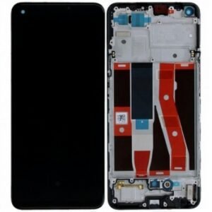 Écran LCD + tactile + Cadre pour Oppo Reno 5 Lite (CPH2205)/A94 4G (CPH2203)/Reno 5 F (CPH2217)/F19 Pro (CPH2285) - 4908793/4906763 - Noir