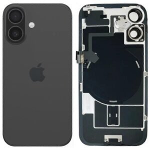 Cache Arrière iPhone 17 - Démonté - Flash Light Flex + Aimants Magsafe + Câble de chargement sans fil - Noir