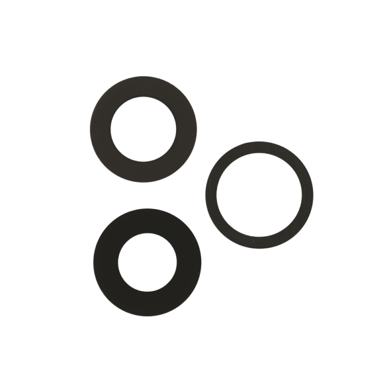 Objectif photo iPhone 17 Pro - 3 pièces un ensemble - Noir