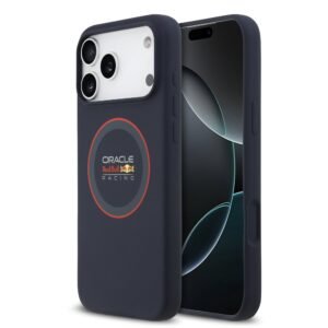 Coque Red Bull iPhone 17 Pro Max MagSafe en silicone liquide avec anneau rouge - 3666339527334 - Marine