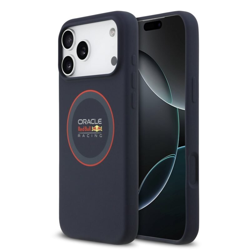 Coque Red Bull iPhone 17 Pro Max MagSafe en silicone liquide avec anneau rouge - 3666339527334 - Marine