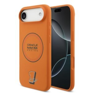 Étui Red Bull en silicone liquide MagSafe pour iPhone Air avec anneau - 3666339527518 - Orange