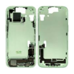 Cadre central iPhone 15 - Pulled - Grade C - Vert
