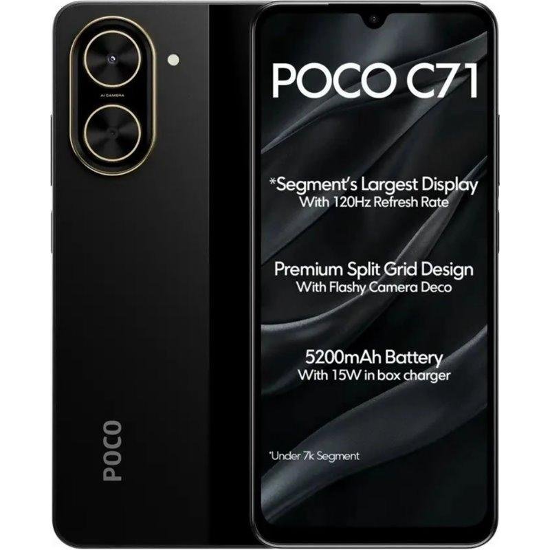 POCO C71 - 128GB - Black POCO C71 - 128GB - Black