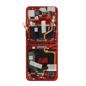 Écran LCD tactile + cadre Motorola Razr 60 Ultra (XT2551) - 5D68C30153/5D68C30150/5D68C30155 - Rouge
