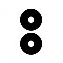 Objectif d'appareil photo Oppo A5 Pro 5G (CPH2695) - Ensemble 2 pièces - Noir