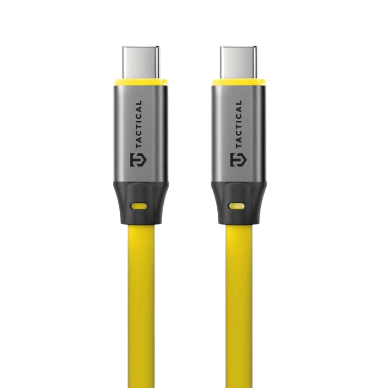 Câble Tactical Fat Man 2.0 USB-C vers USB-C - 8596311292361 - 1 m - Jaune