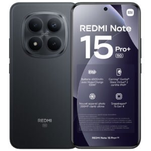 Xiaomi Redmi Note 15 Pro+ 5G 8Go/256Go Noir