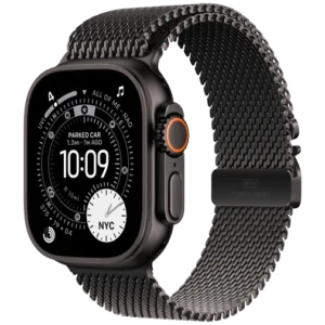Apple Watch Ultra 3 49mm Noir (Noir Milanese Bracelet M)