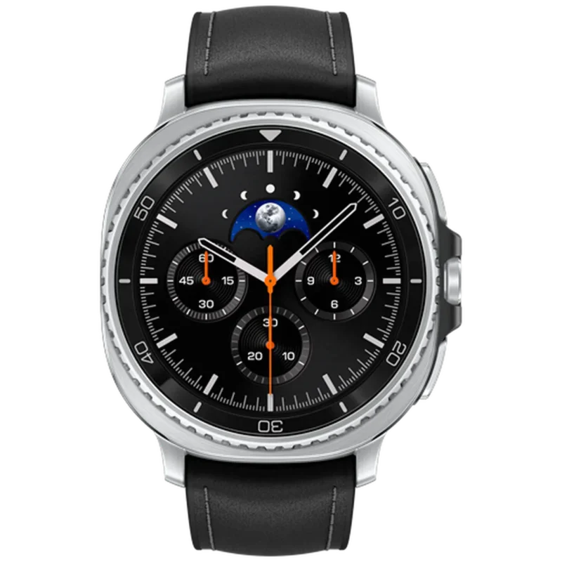 Samsung Galaxy Watch 8 Classic Argent (Bracelet Noir)