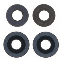 Objectif photo Motorola Moto G86 (XT2527-2)/Moto G86 Power (XT2527-7) – 4 pièces par lot – Noir