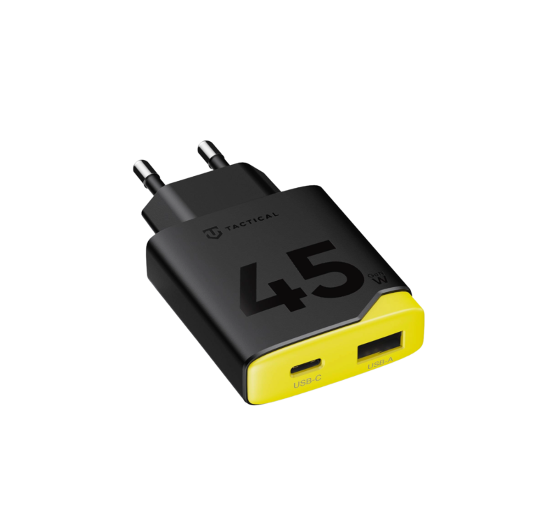 Tactical Chargeur de voyage Minimi Dual USB-A et USB-C 45 W GaN - 8596311298929