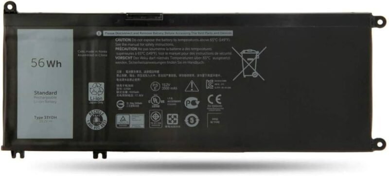 Batterie Dell - 33YDH - Haute performance 56Wh - 15,2V 3600AMH