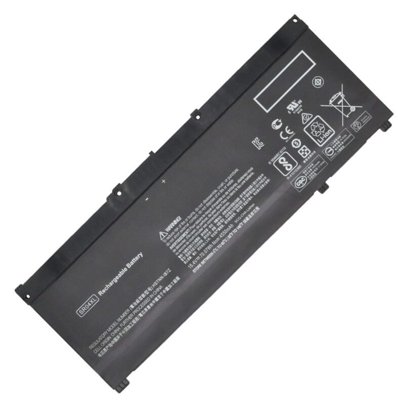 Batterie HP - SR04XL - OMEN 4/Pro 5 TPN-Q211 15-DC - 15,4 V 4400 mAh 2 Batterie HP - SR04XL - OMEN 4/Pro 5 TPN-Q211 15-DC - 15,4 V 4400 mAh