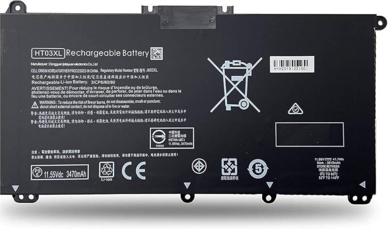 Batterie ordinateur portable HP - HT03XL - TPN-Q207 Q208 HT03XL 14-ce0027TX - 11,4 V 3600 mAh 2 Batterie ordinateur portable HP - HT03XL - TPN-Q207 Q208 HT03XL 14-ce0027TX - 11,4 V 3600 mAh