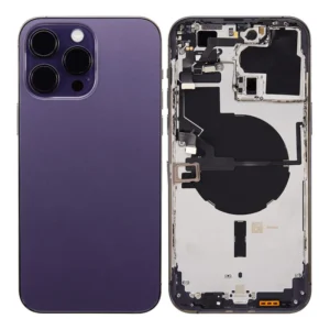Cache arrière iPhone 14 Pro - Avec petites pièces - Démonté - Violet foncé